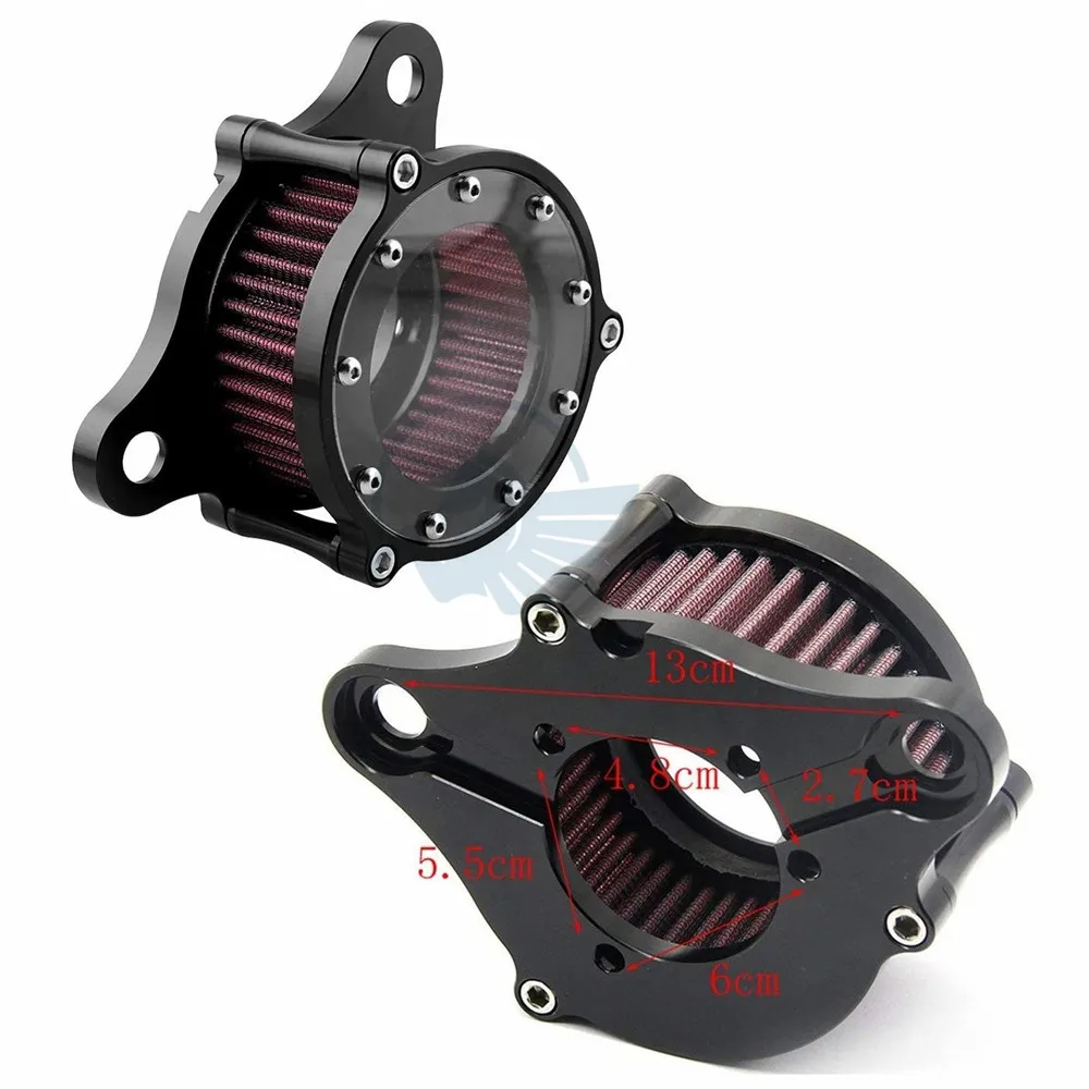 Система впуска алюминиевой лампы для Harley Sportster XL Iron 883 1200 48 X48 2004-2016 XL883 XL1200 XL883N |