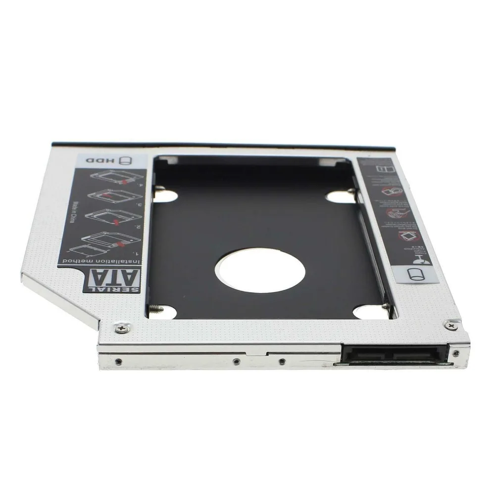 9,5 мм Caddy SATA 2nd HDD SSD жесткий диск CD/DVD-ROM адаптер для оптического отсека