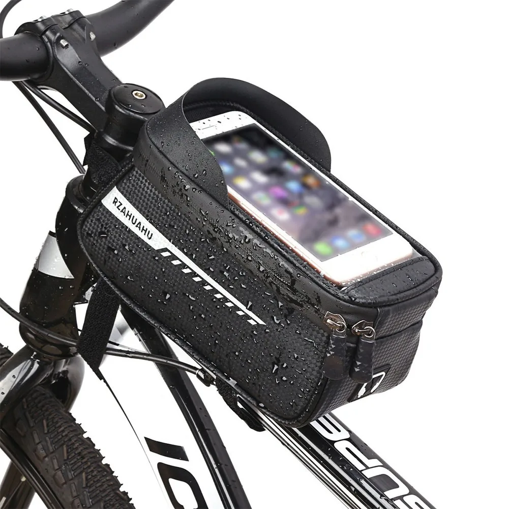 

6.2inch Bicycle Bag Waterproof Bike Bicycle Mobile Phone Holder Bag Mobile Phone Case Cycling Top Tube Bag Bicycle Accessories