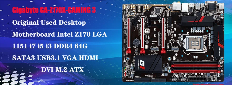 Оригинальная б/у рабочего стола материнской платы Gigabyte GA-P55-UD3L H55 LGA 1156 Core i7 i5 DDR3 16G SATA2 USB2.0 блок питания ATX