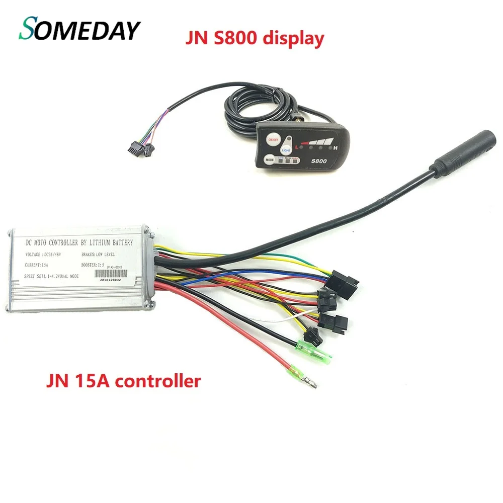 Когда-нибудь S800 дисплей 36 В/48 В 15A 22A контроллер 250W350W500W серии JN Электрический велосипед Стандартный квадратный контроллер Функция