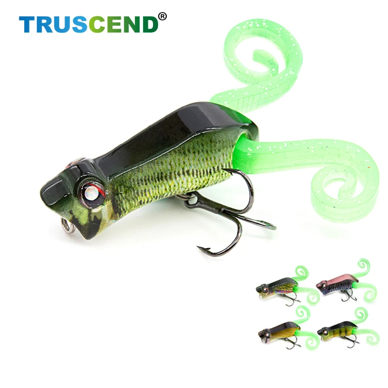 

New Topwater Frog Fishing Lure Artificial Hard Bait Whopper Popper Wobblers Fishing Accessories Winter Fishing Trolling Lure