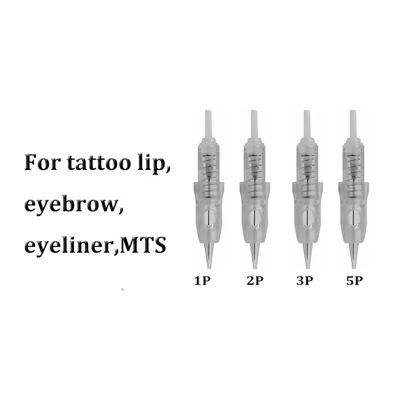 

30/50/100pcs 1P,2P,3P,5P,5F,7F Eyebrow Tattoo Needles Sterilized Microblading Permanent Makeup Machine Tattoo Cartridge Needles