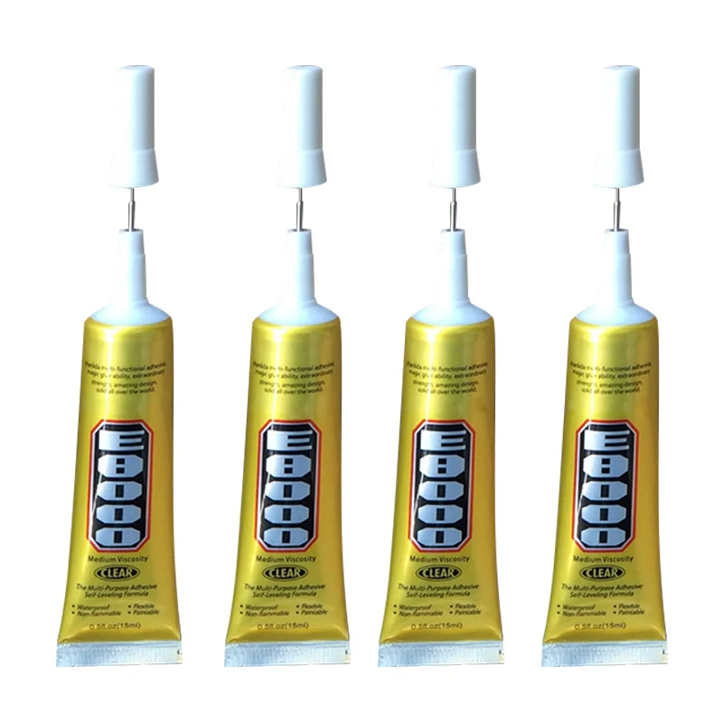 E8000 Clear Adhesive Sealant Glue for DIY Phone Border Diamond Clothes EL | Строительство и ремонт