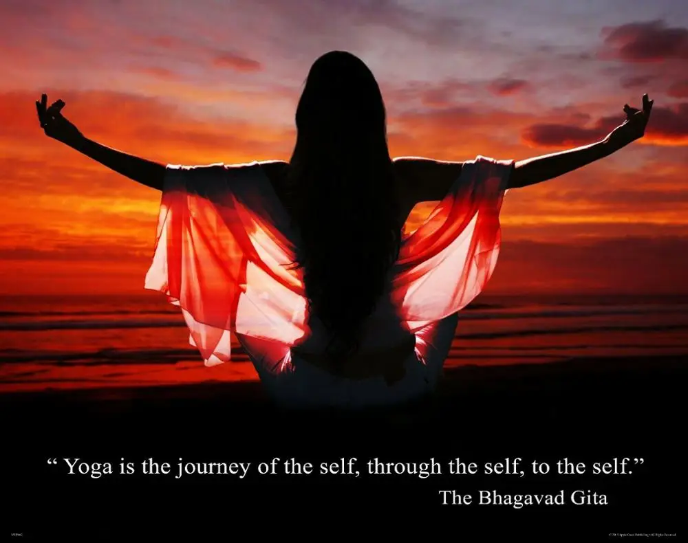 8 видов стилей выберите цитату йоги мотивационный художественный Печатный