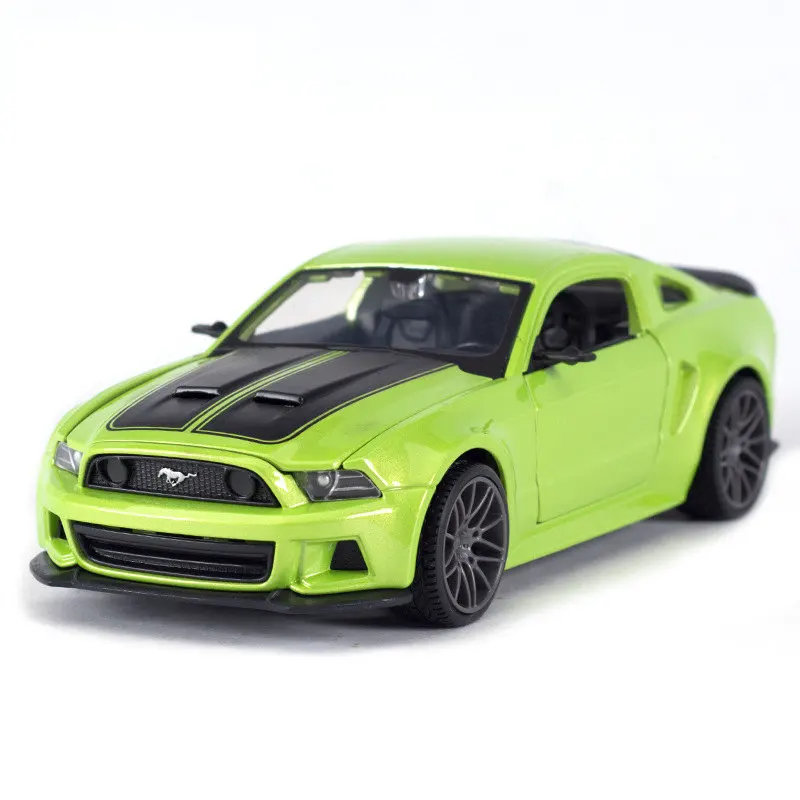 

Модель автомобиля maisto 1:24 Ford 2014 Mustang Street Racer, эксклюзивная модель автомобиля из металла под давлением, коллекция игрушек