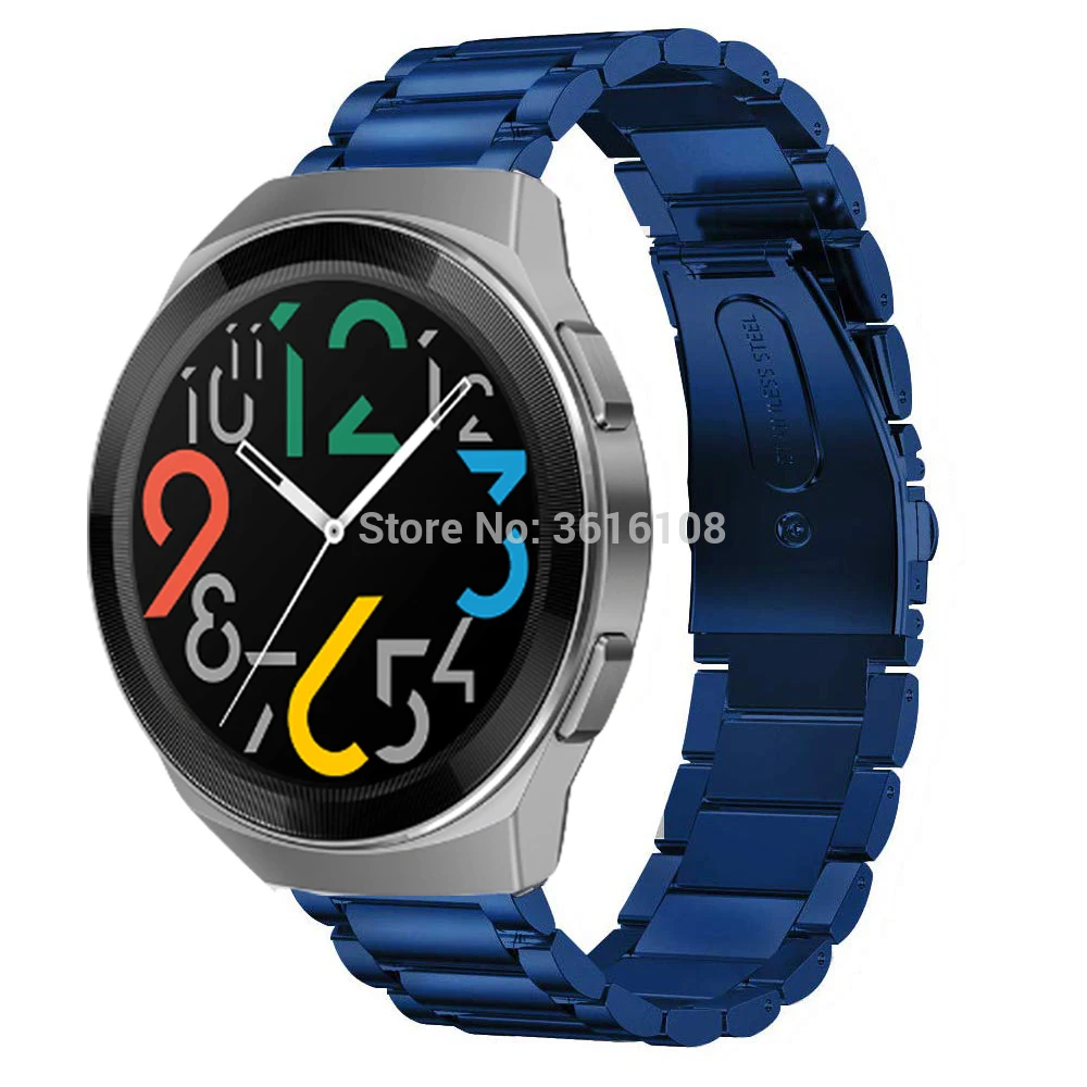 Ремешок из нержавеющей стали для Huawei Watch GT 2e металлический браслет huawei watch gt 46 мм