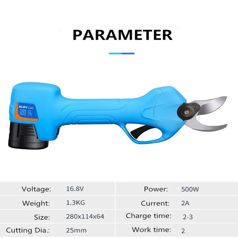 YODOO 21V Electric Pruning Shears Garden Tool Branches Tools Fruit Tree Bonsai Cutter | Инструменты
