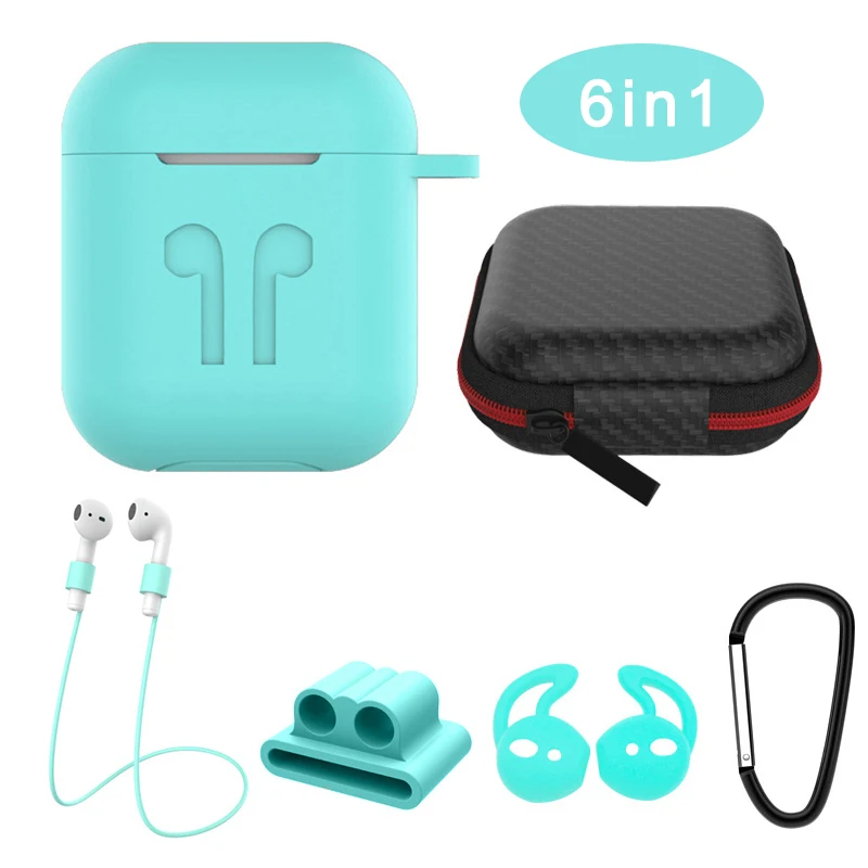 6 в i идеальный чехол для airpods 2 1 чехол противоударный для Apple Air pods 1 защитный чехол для наушников водонепроницаемый чехол s Аксессуары