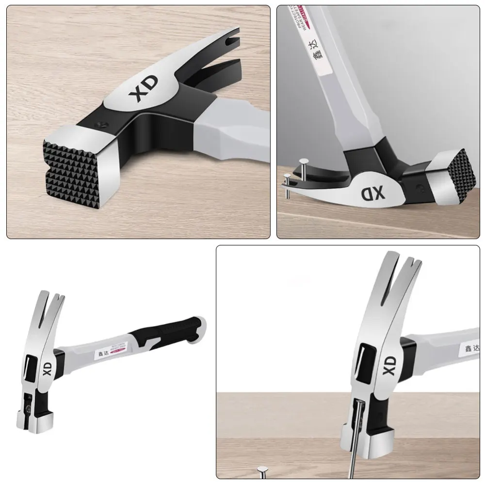 

1PC Magnetic Suction Claw Hammer Integrated Claw Hammer Carpenter Nail Hammer