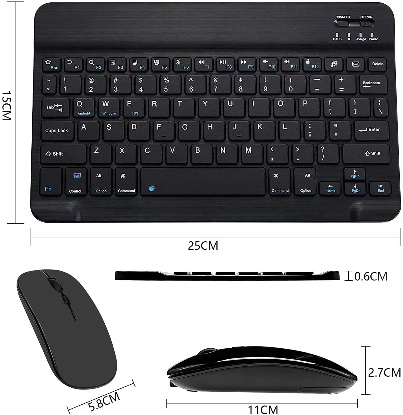 bluetooth keyboard wireless keyboard and mouse spanish mini russian keyboard for ipad phone samsung tablet ipad pro 11 air 2020 free global shipping