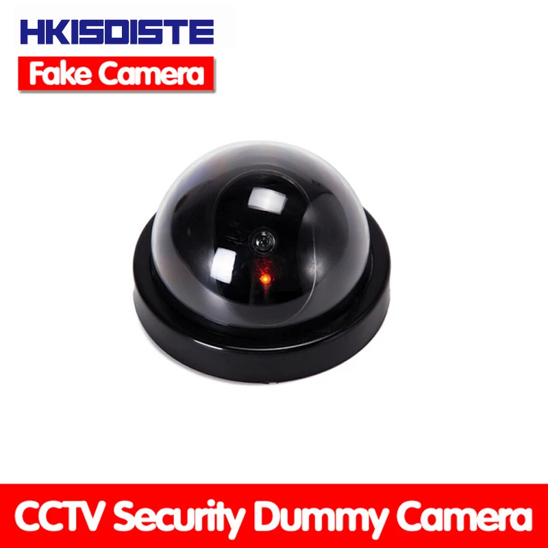 

HKIXDISTE Wireless Home Security Fake Camera Simulated video Surveillance indoor Surveillance Dummy Ir Led Fake Dome camera