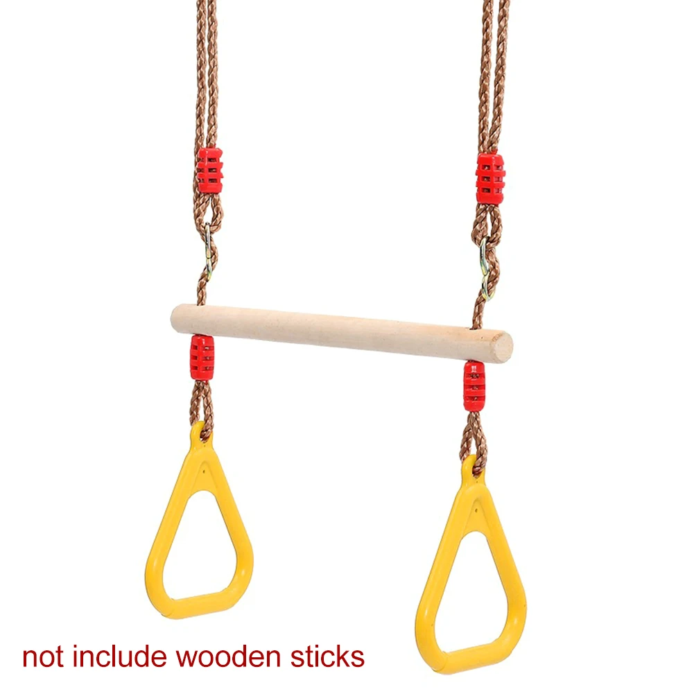 

Home Toy Kindergarten Triangle Pull Up Fitness Exercise Sports Playground Hanging Accessories Indoor Outdoor Children Swing Ring