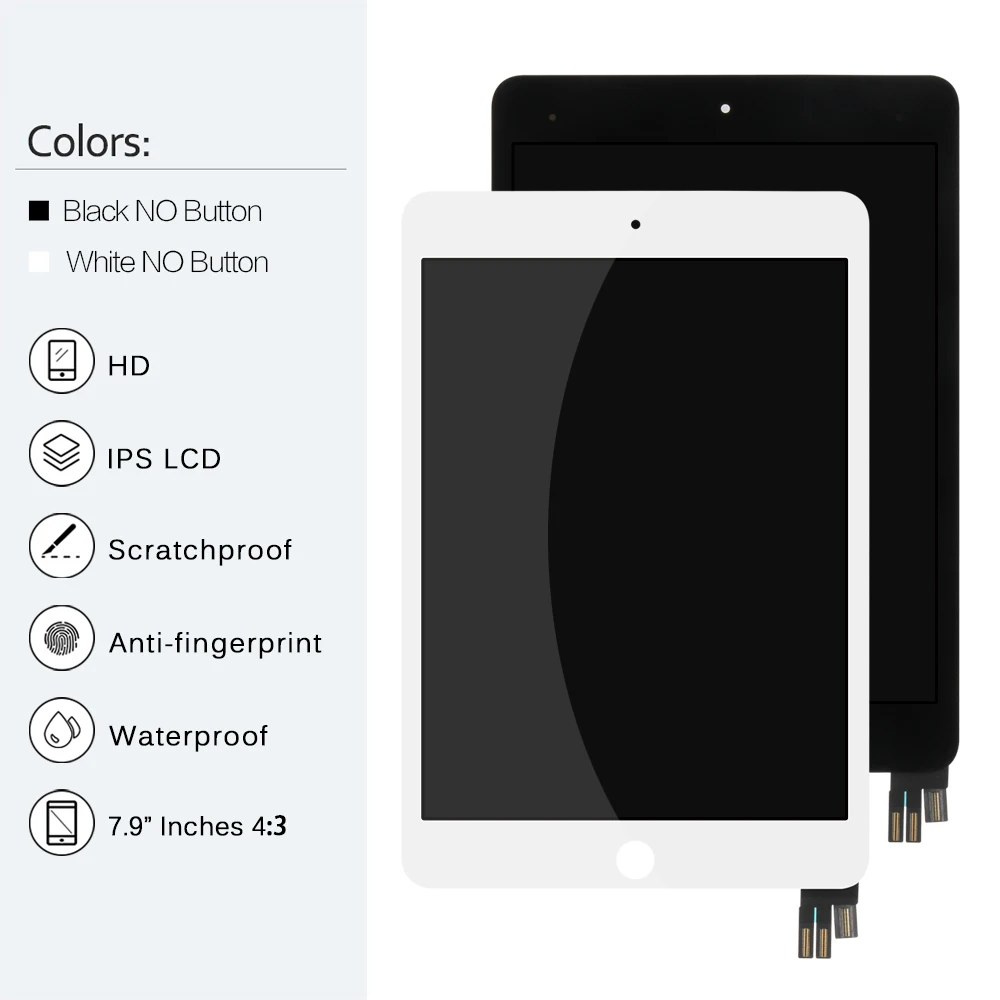 ЖК дисплей для iPad Mini 5 сенсорный экран Mini5 го поколения 2019 дигитайзер сенсорного
