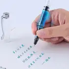 Ручка гелевая чернильная, 0,5 мм, с прозрачным поршнем