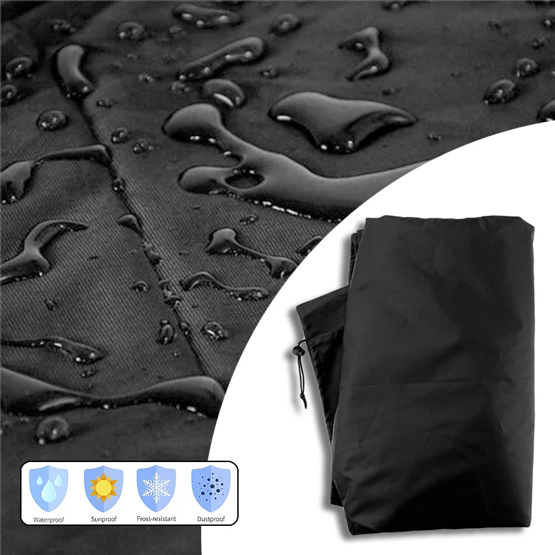 Круглый чехол из ткани Оксфорд для мебели Пылезащитный Водонепроницаемый улицы