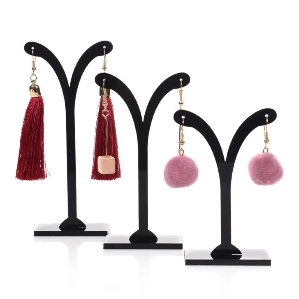 

3Pcs Crotch Earring Ear Studs Jewelry Rack Display Stand Storage Hanger Holder