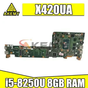 60nb0la0 mb3120 for asus vivobook x420u x420ua y406u y406ua laptop motherboard rev 2 0 mainborad w i5 8250u cpu 8gb ram test ok free global shipping