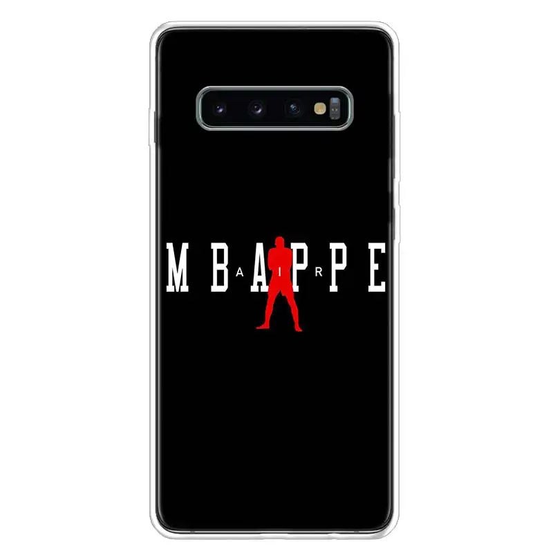 Mbappe крышка чехол для телефона для samsung Galaxy S10+ Note 10 9 8 S9 S8 J4 J6 J8 плюс S7 S6 корпус под плетенную сумку