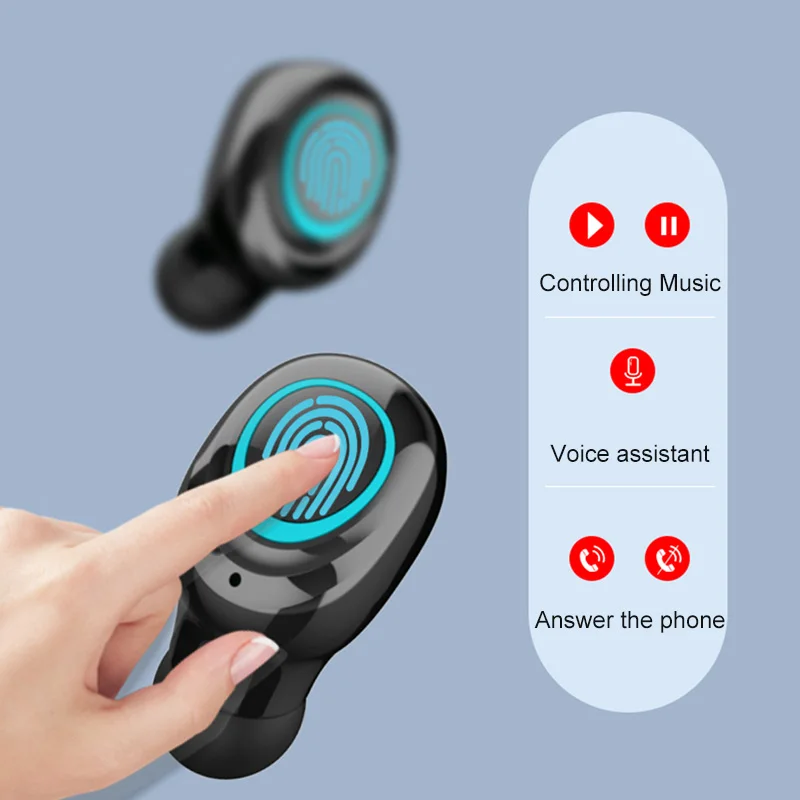 Беспроводные Bluetooth наушники спортивные стерео беспроводные игровая гарнитура hifi