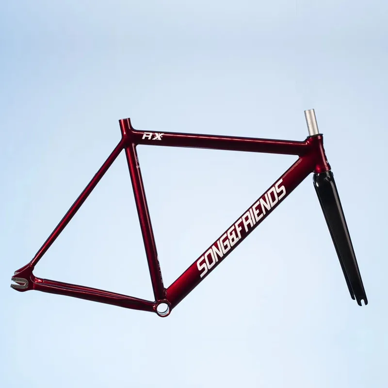Рама велосипедная RX 700c 6061-T6 алюминиевая и вилка Fixie 48-60 см | Спорт развлечения