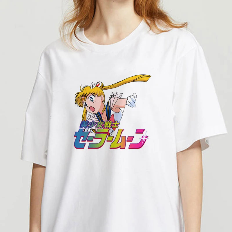 

Women Cartoon Cat Printed Womens T Shirt Hip Hop Women Shirts Summer Top Streetwear Female Clothes tops tees