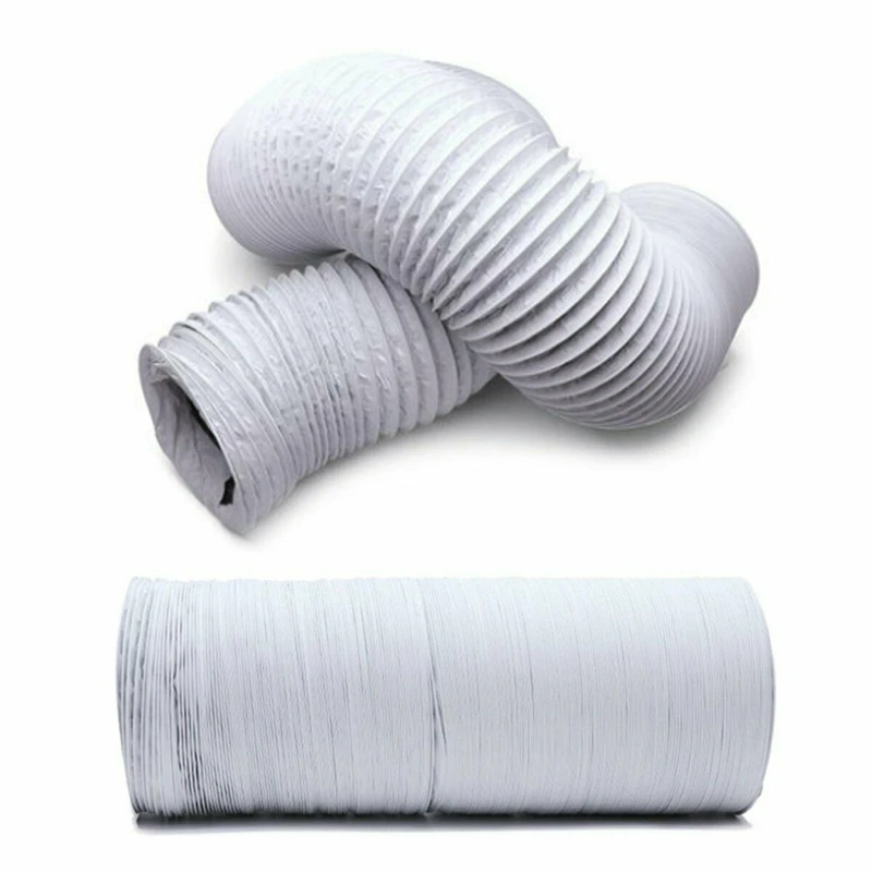 

150mm 6M Exhaust Pipe Flexible Air Conditioner Spare Parts Vent Hose Outlet Aluminum Foil Lampblack Machine Exhaust Hose