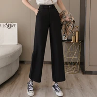 sweatpants women clothes pants streetwear summer fashion korean style wide leg harajuku baggy black high waisted