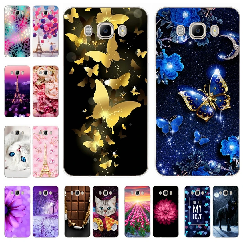 For Samsung Galaxy J7 2016 J710 2017 J730 Soft TPU Pattern Case J 7 730 710 Fundas capa |