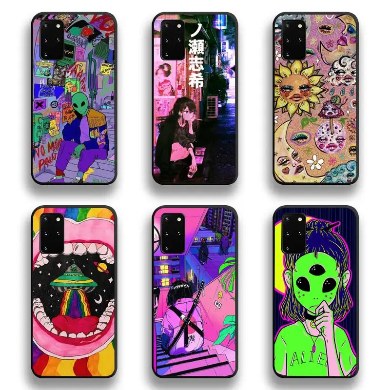 

Indie Aesthetic Phone Case For Samsung Galaxy S20 FE plus Ultra S6 S7 edge S8 S9 plus S10 5G lite 2020