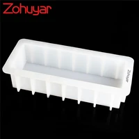 zohuyar silicone loaf soap mold handmade diy cake tray white strong bar moulds easy removal tool mould
