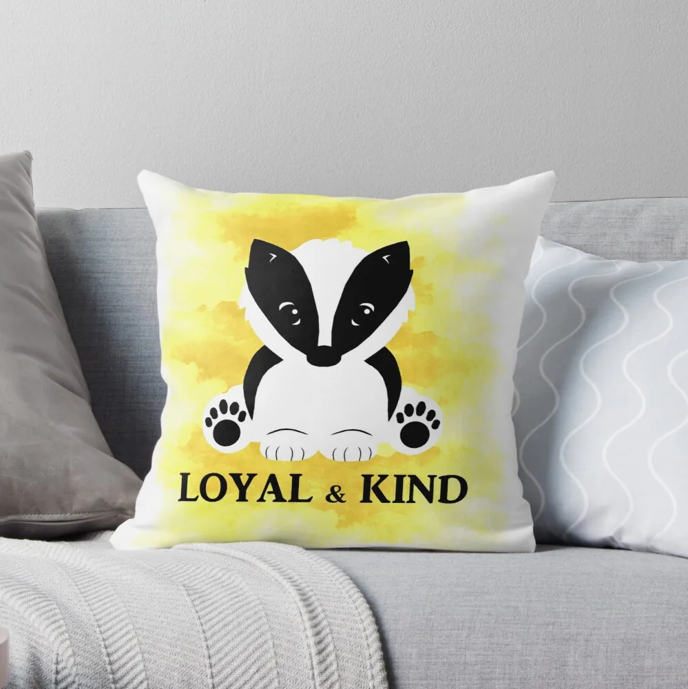 

Cute Badger Throw Pillow Pillowcase Cushion Cover Home Decorative Sofa Pillow Cover Cushion Cover 40x40cm 45x45cm