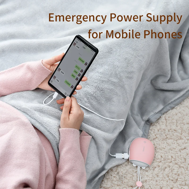 Baseus мини обогреватель портативный ручной подогреватель грелка usb перезаряжаемый