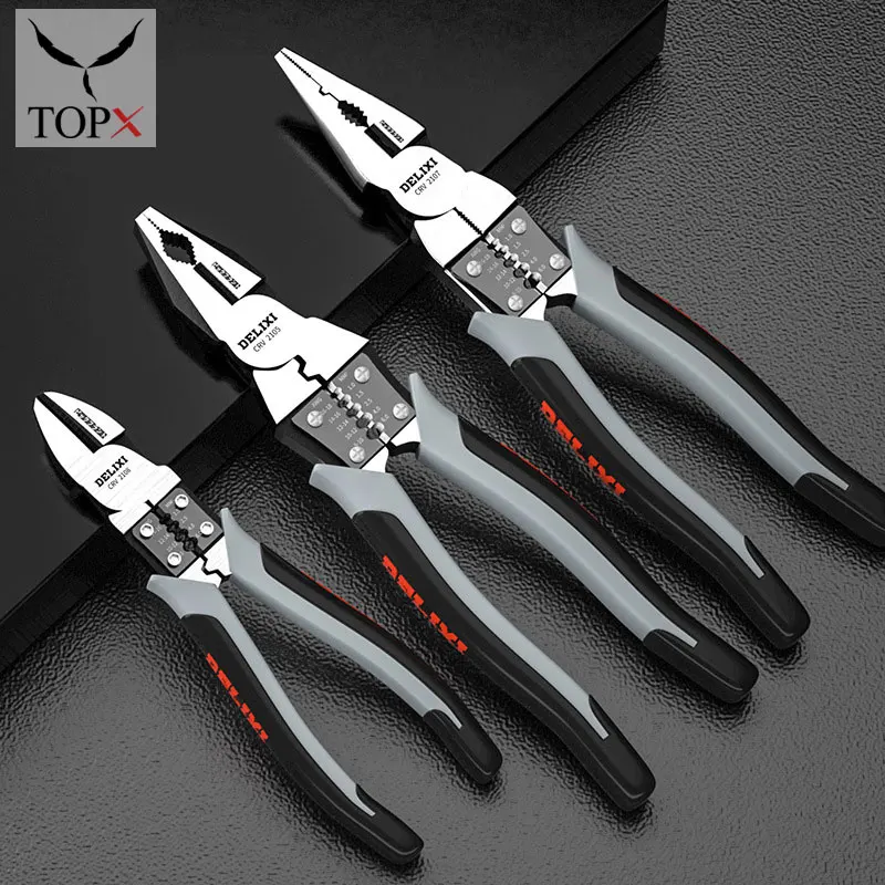 

Wire Strippers Universal Diagonal Pliers Crimper Tool Needle Nose Pliers Multifunctional Wire Cutters Household Hand Tools