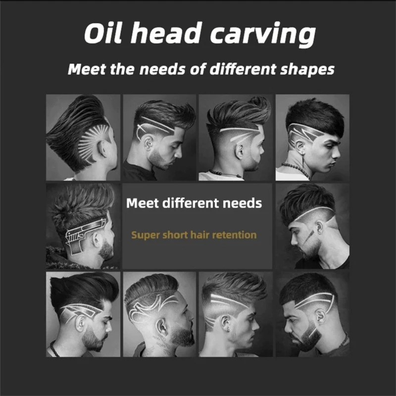 

Electric Hair Clippers Beard Trimmer Men Hairstyle Carving Barber Shaver Rechargeable Digital Display Hairdresses Machine Suits