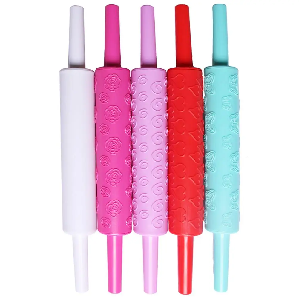Пластиковый роллер для выдавливания цветов и сердечек DIY печенье помадка