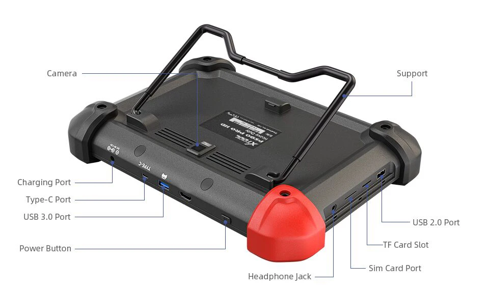 Оригинальный сверхмощный диагностический инструмент XTOOL PS90 PRO для автомобилей и