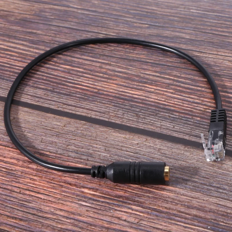 3 5 мм штекер Джек на RJ9 iPhone bluetooth гарнитура для офиса Кабель-адаптер телефона |