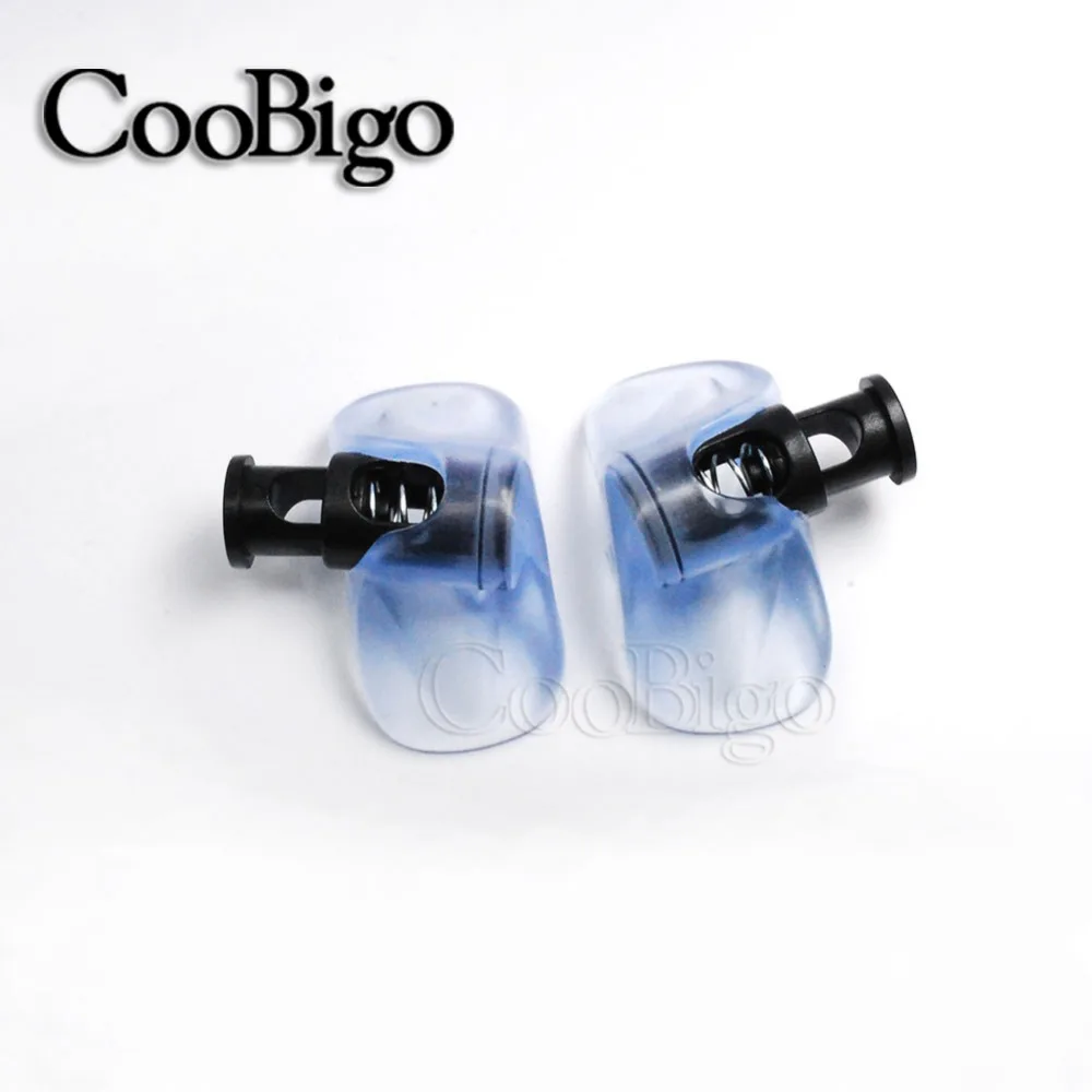 Стопор Шнурковый с прозрачным зажимом-бабочкой 10 пар | Дом и сад