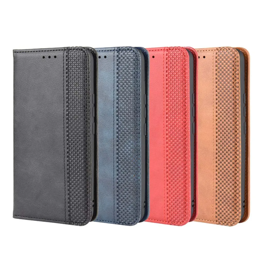 leather phone case for tecno infinix hot 6 x608 hot 7 x624b hot 8 x650 back cover flip card wallet with kickstand coque free global shipping