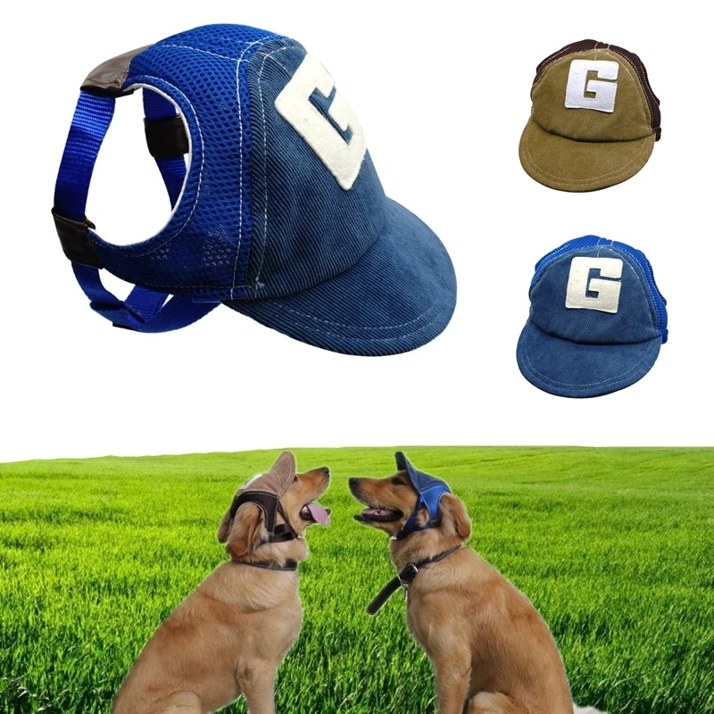 Сетчатая дышащая Солнцезащитная шапка для домашних животных спортивная летняя