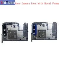 rear back camera lens glass with metal frame holder for huawei honor 9x 9x pro replacement repair spare parts