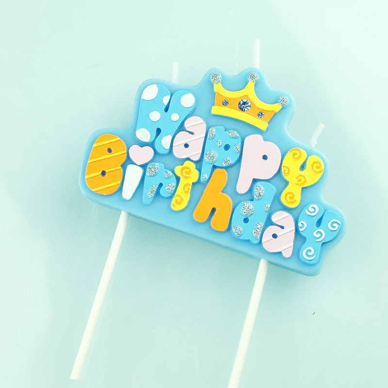 Новинка 2021 г. модное украшение в виде свечи для детвечерние дня рождения|birthday