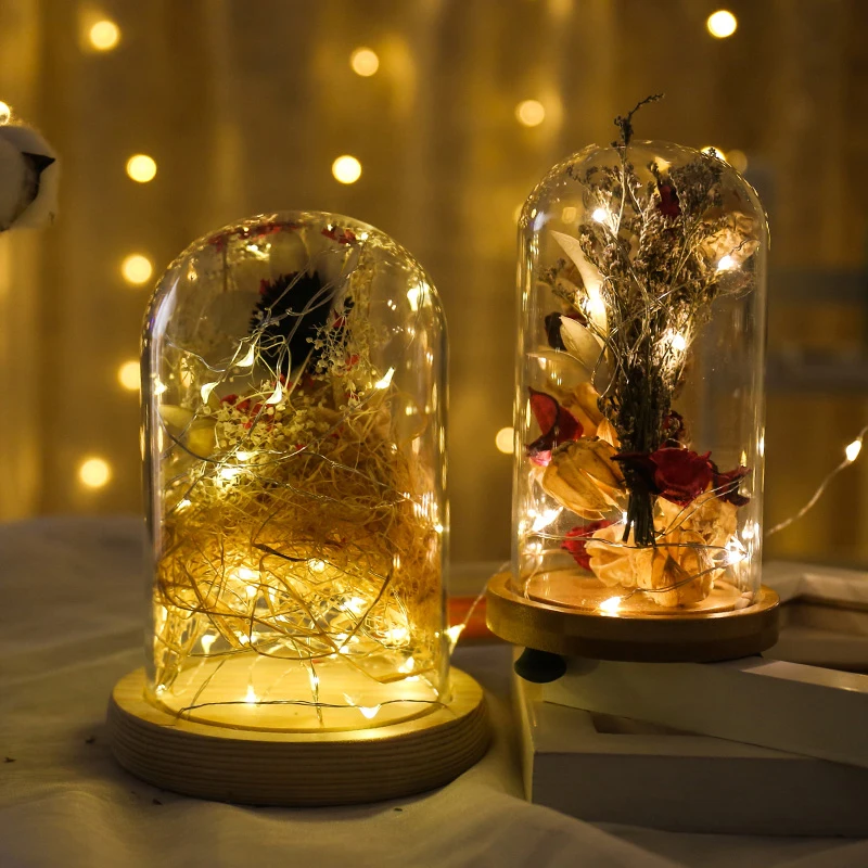 

1m/2m/3m/5m Copper Wire Battery Box Garland Fairy Birthday Party Decoration String Light Home Lamps Wedding Decoration Light