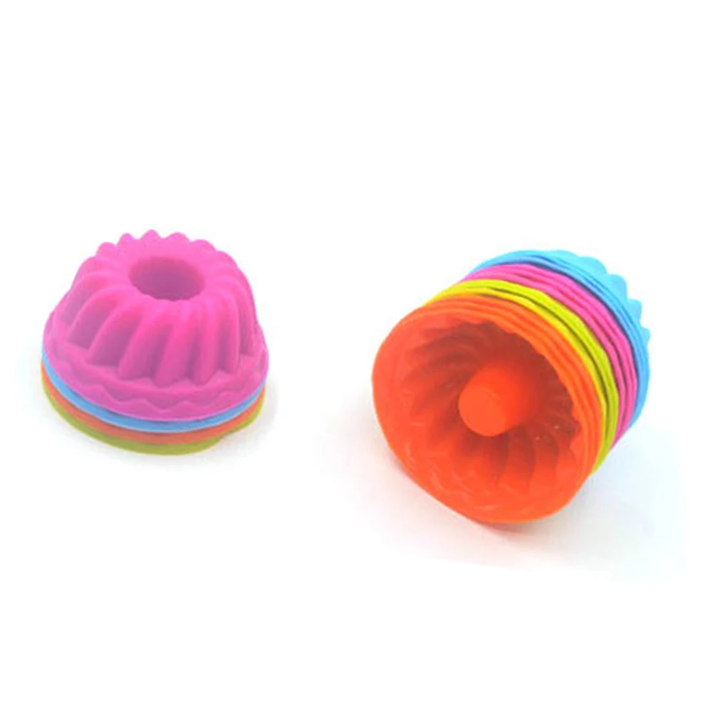 

24pcs/set Silicone 3D Muffin Cup Cake Mold Pumpkin Form Fondant Cake Decorating Tools Pudding Candy Maker Pan Bakeware