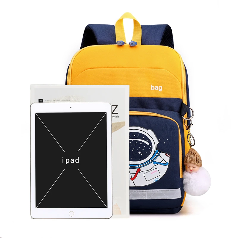 2020 New Arrival Children Space Walk Schoolbag Kids Boys Girls  Primary School Backpack Bag orthopedic satchel;Mochila Infantil