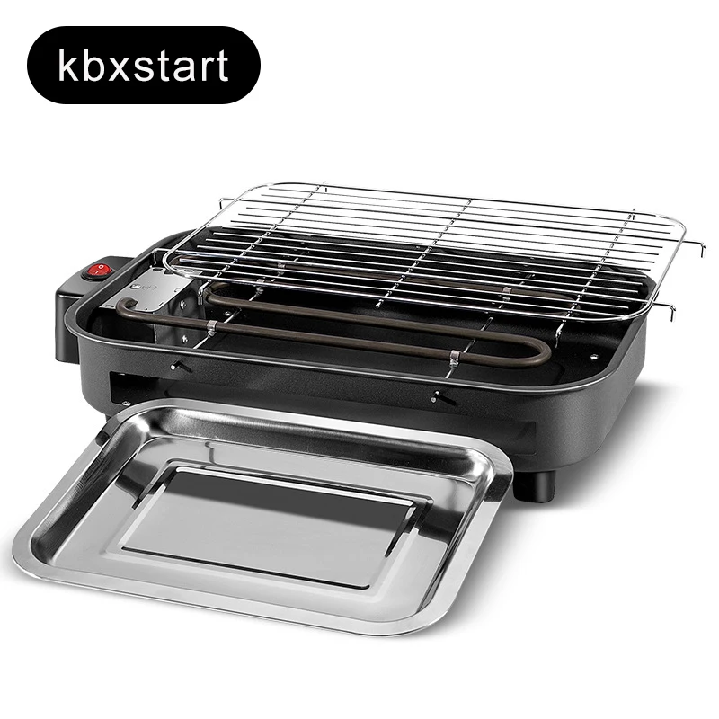 Дешево Портативная Домашняя электрическая духовка ZK30, Бездымная домашняя барбекю-машина, жаровня, гриль, сковорода для мяса вечерние, дома