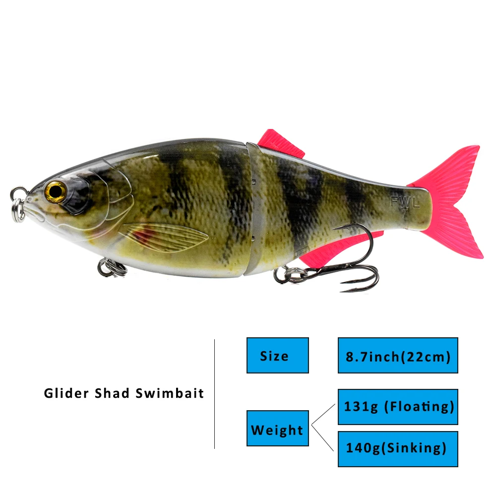 CCLTBA 8 7 дюйма 140 г воблер свимбейт рыболовные приманки искусственная приманка