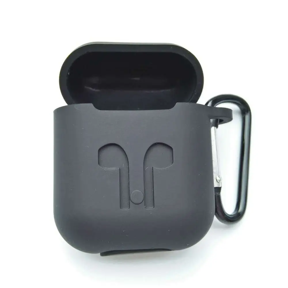 

Shockproof Case Protective Bluetooth Drop For Apple Airpods Silicone Earphone Cover Sleeve With Hook Charging Box Accessories