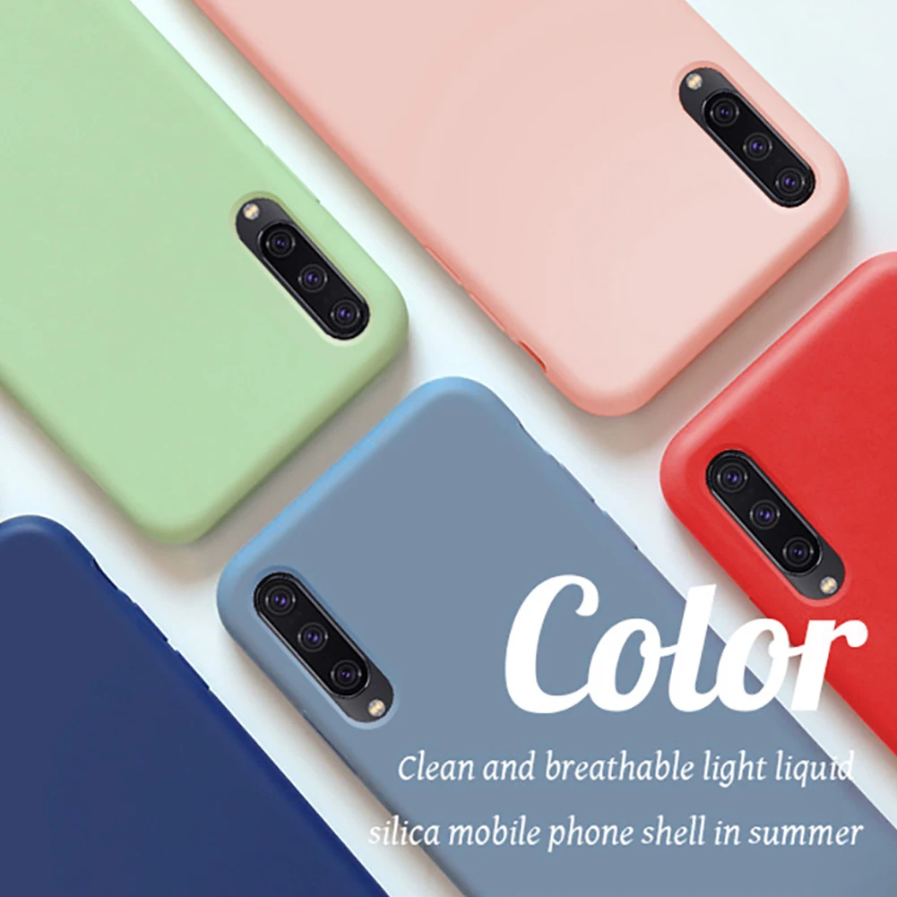 Для Xiaomi 9 Redmi Note7 ударопрочный жидкий силиконовый мягкий чехол защитный Крышка